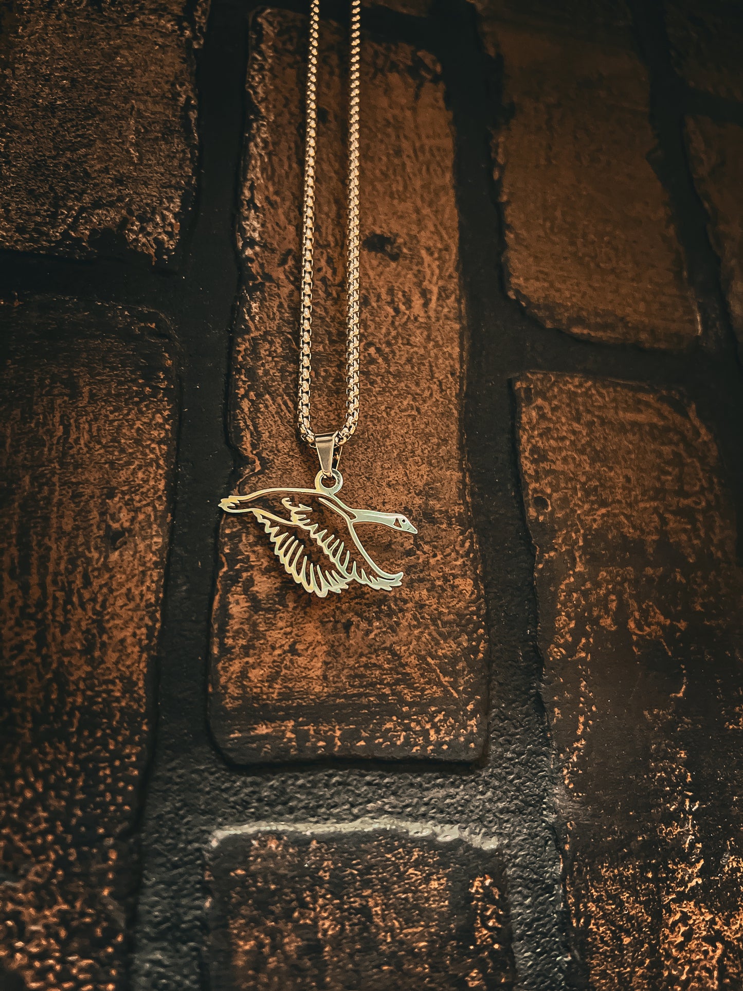 Duck- Stainless Steel Necklace and Pendant