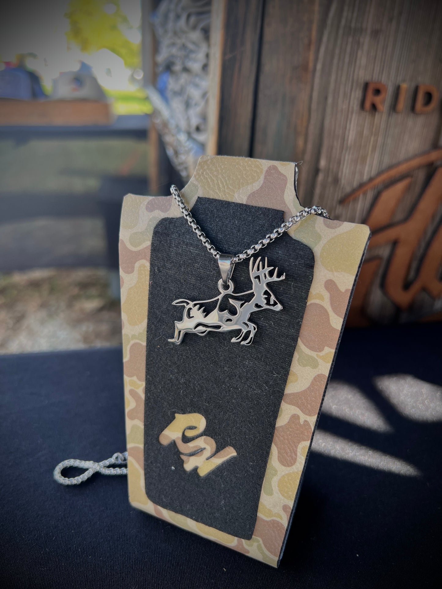 Deer- Stainless Steel Necklace and Pendant